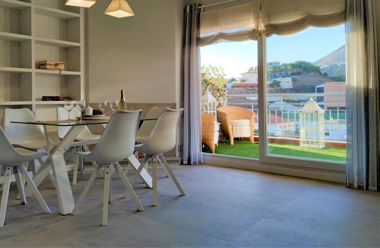 Pena Beach 3 Bedroom Duplex, Bbq, Pool, Sea Views, Benalmadena Luaran gambar